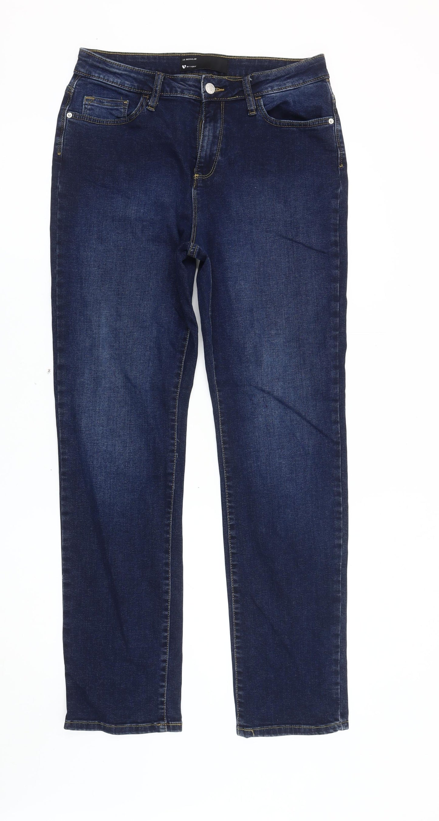 Very Women's Blue Straight Jeans Size 29