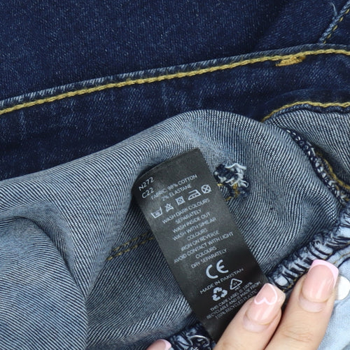 Very Women's Blue Straight Jeans Size 29