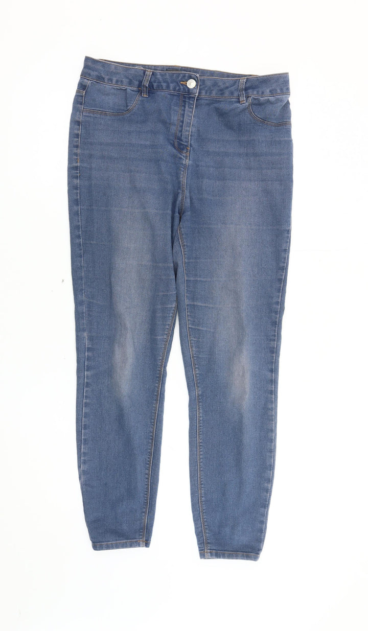 Papaya Women's Blue Slim Jeans Size 12