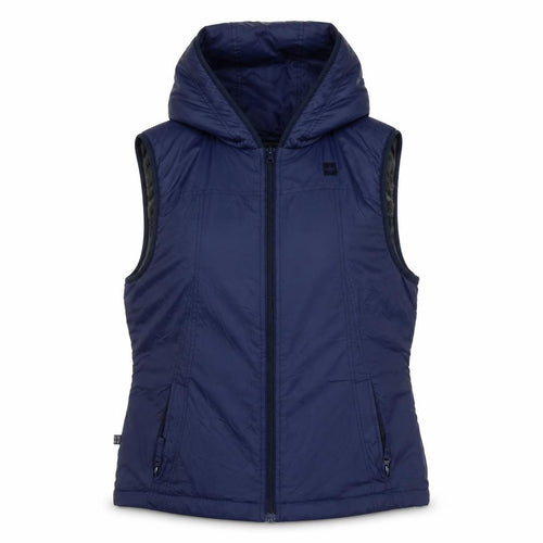 Mountain Warehouse Women's Blue Hooded Puffer Waistcoat Size 12