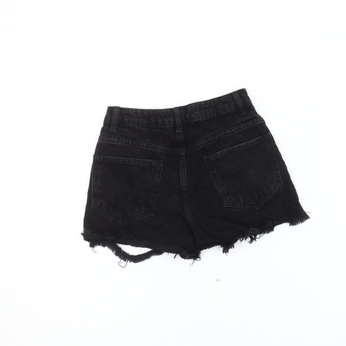Denim Co. Women's Black Cut-Off Shorts, Size 4