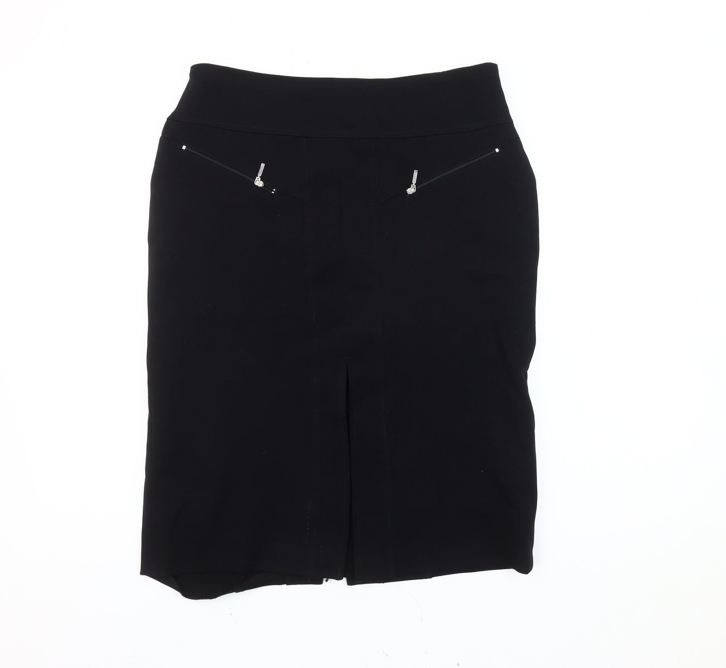 Marie Méro Women's Black Pencil Skirt, Size 14