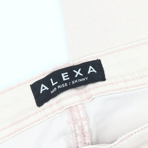 Peacocks Women's Pink Skinny Trousers, Size 18