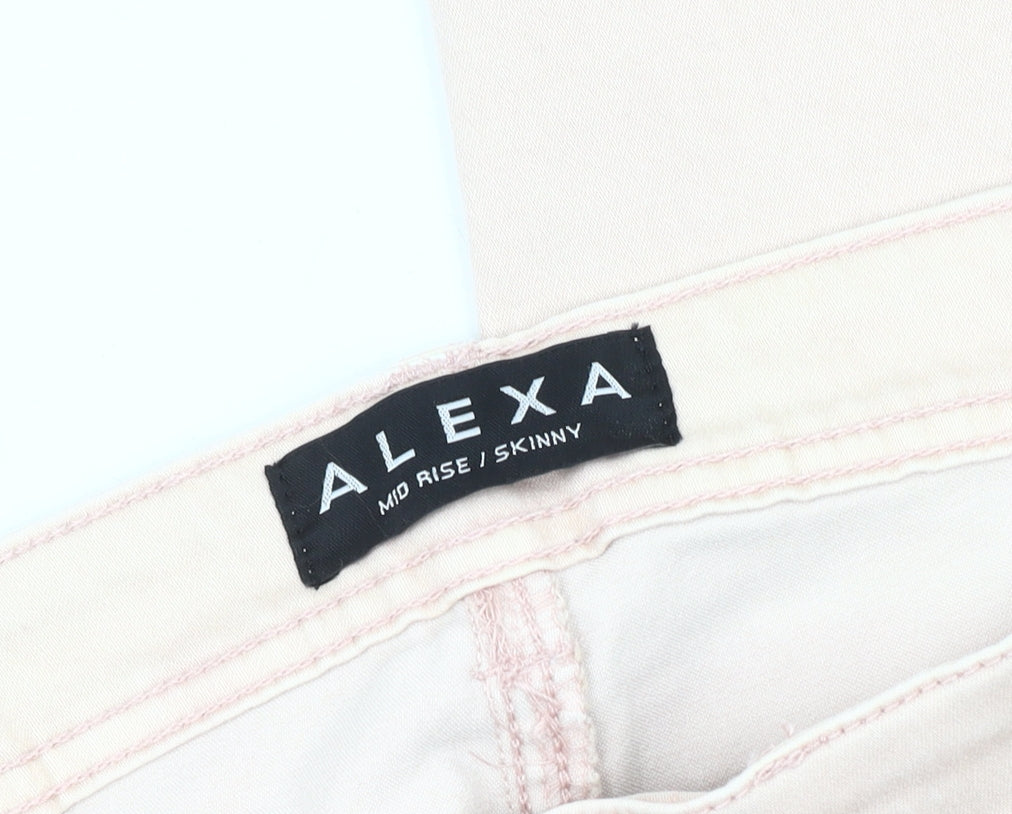 Peacocks Women's Pink Skinny Trousers, Size 18