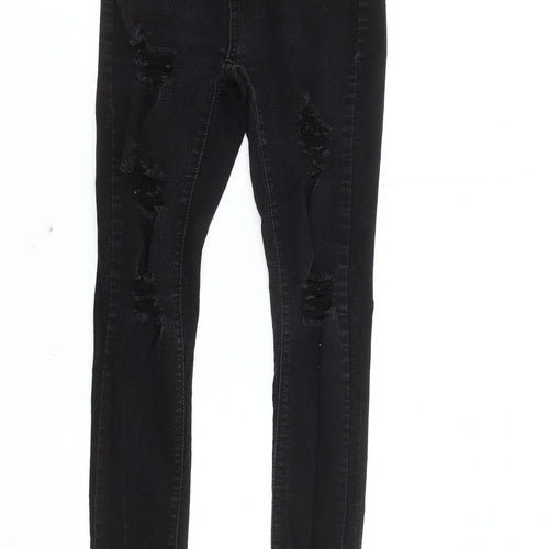 Boohoo Women's Black Skinny Jeans Size 6