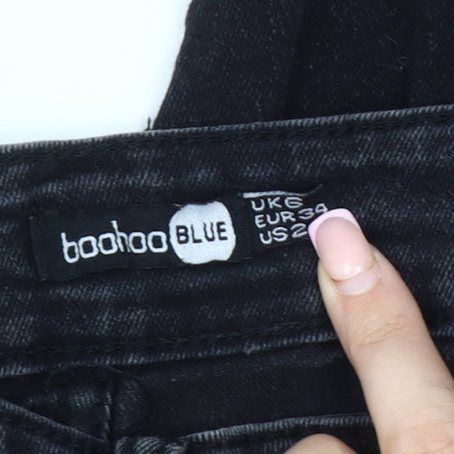 Boohoo Women's Black Skinny Jeans Size 6