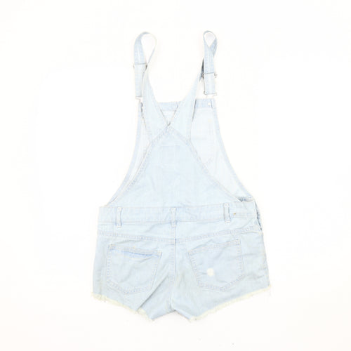Denim Co. Women's Blue Dungaree Size 8 Casual