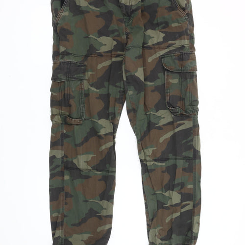 George Men’s Camouflage Cargo Trousers, Size 38W 32R