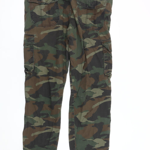 George Men’s Camouflage Cargo Trousers, Size 38W 32R