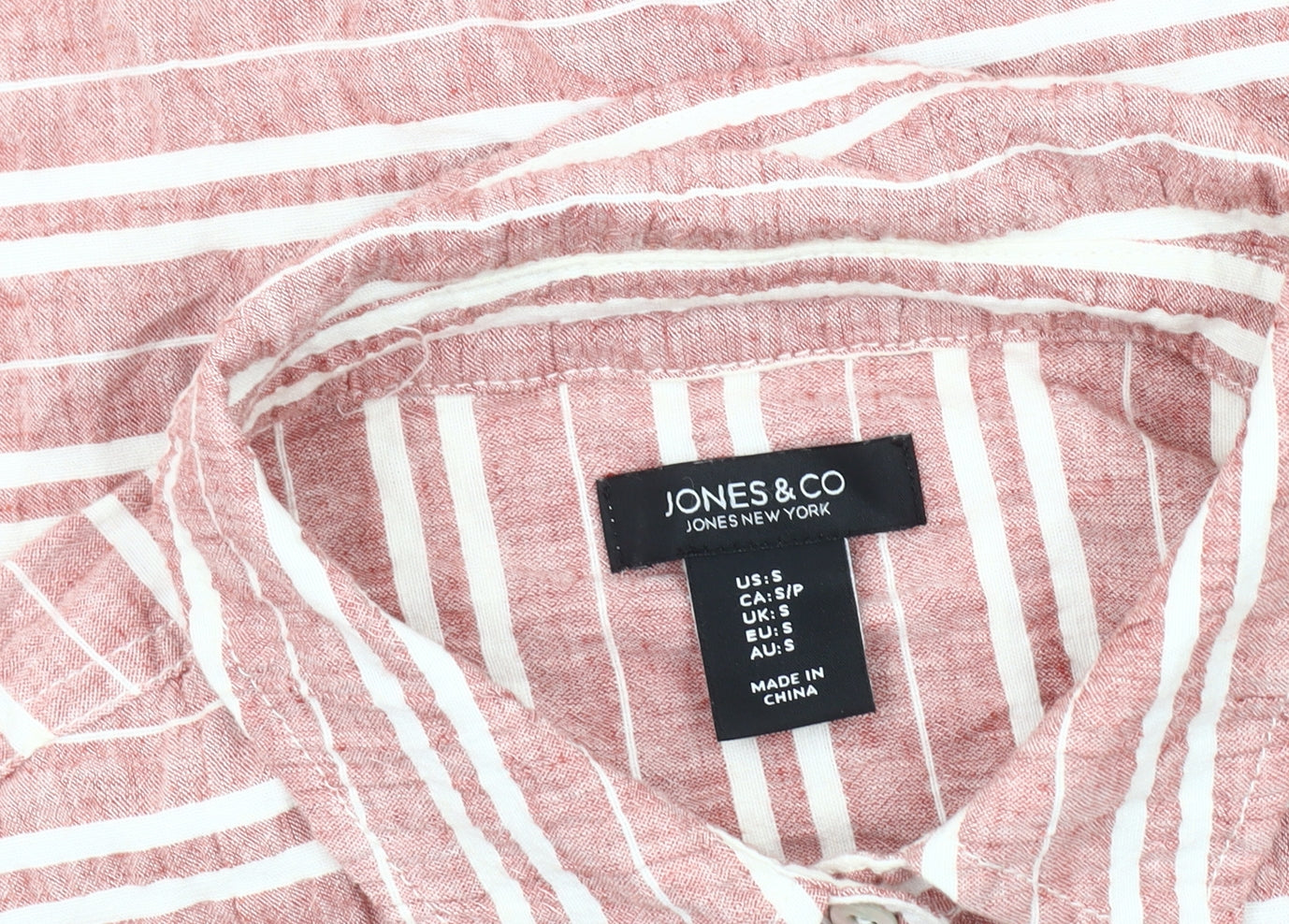 Jones New York Women's Multicoloured Button-Up Shirt S