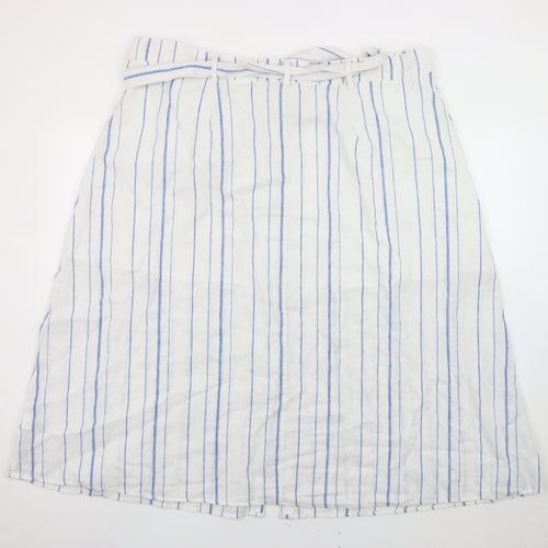 Marks and Spencer Women’s White A-Line Skirt Size 22