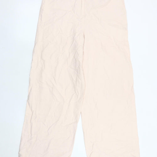 La Redoute Women's Beige Wide-Leg Trousers Size 10