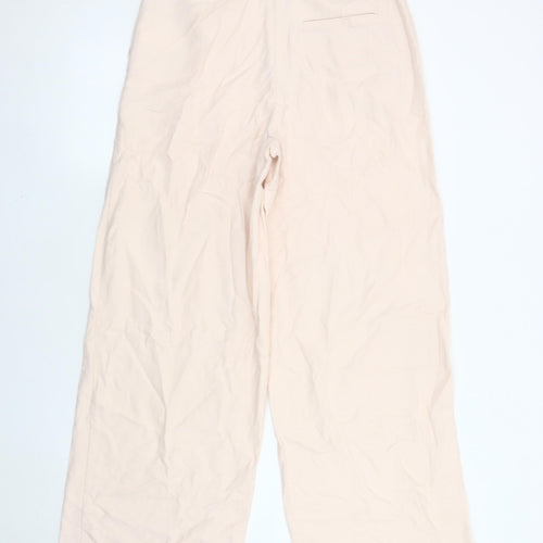 La Redoute Women's Beige Wide-Leg Trousers Size 10