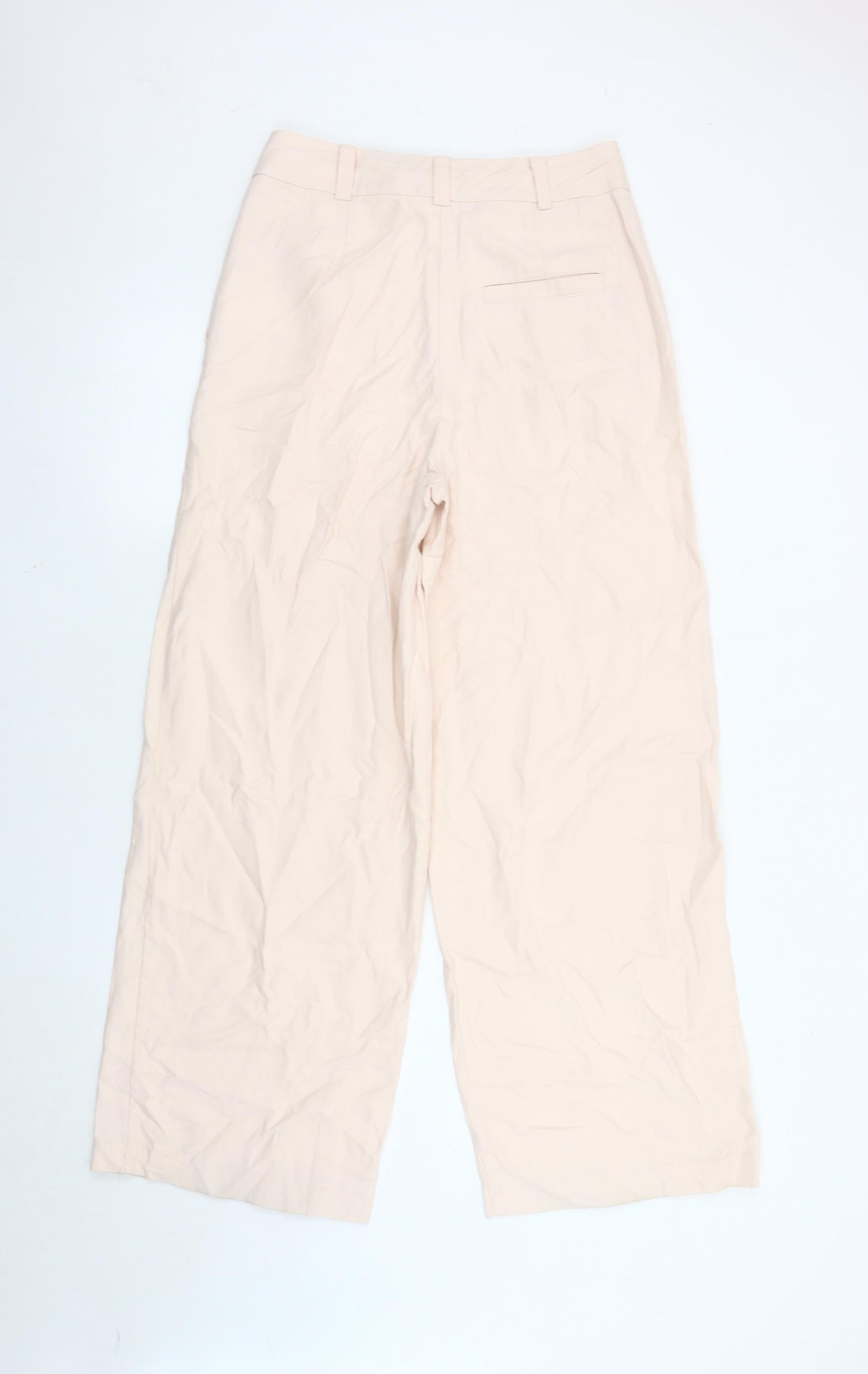 La Redoute Women's Beige Wide-Leg Trousers Size 10
