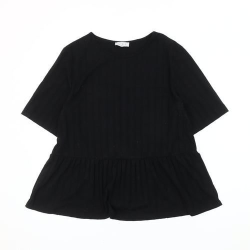 Papaya Women's Black 3/4 Sleeve Top Size 16