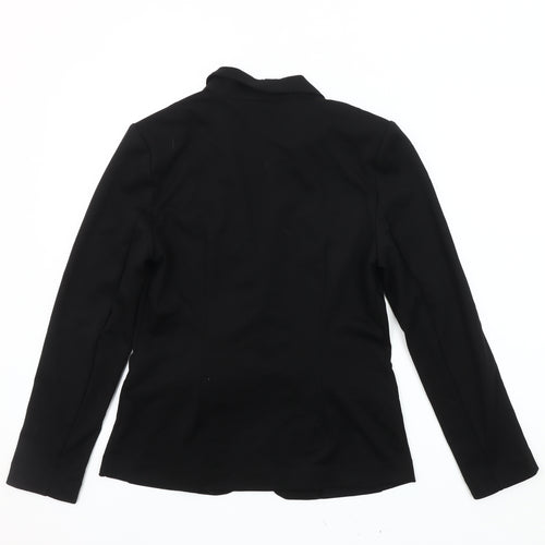 Very Women's Black Blazer Shawl Collar Size 10