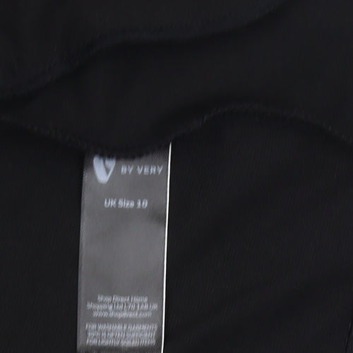 Very Women's Black Blazer Shawl Collar Size 10