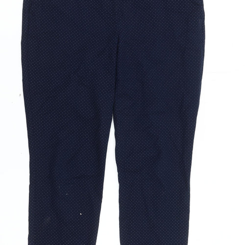 Hilary Radley Women's Blue Cropped Trousers Size 12