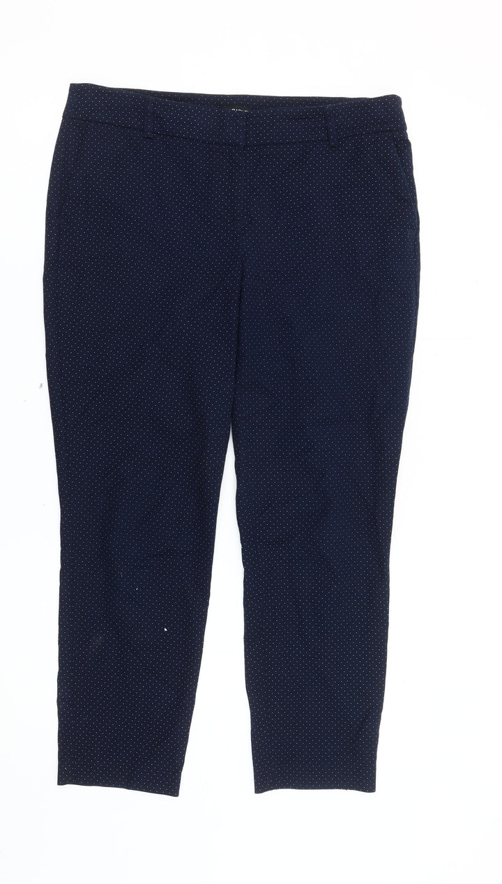 Hilary Radley Women's Blue Cropped Trousers Size 12