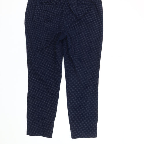 Hilary Radley Women's Blue Cropped Trousers Size 12