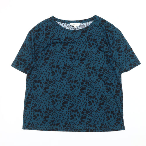 Marks and Spencer Women's Blue Animal Print T-Shirt