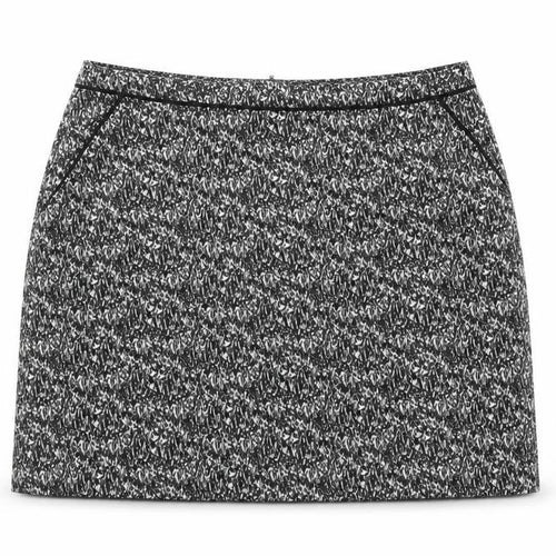 Wallis Women's Black Tweed Knee Length Pencil Skirt Size 14