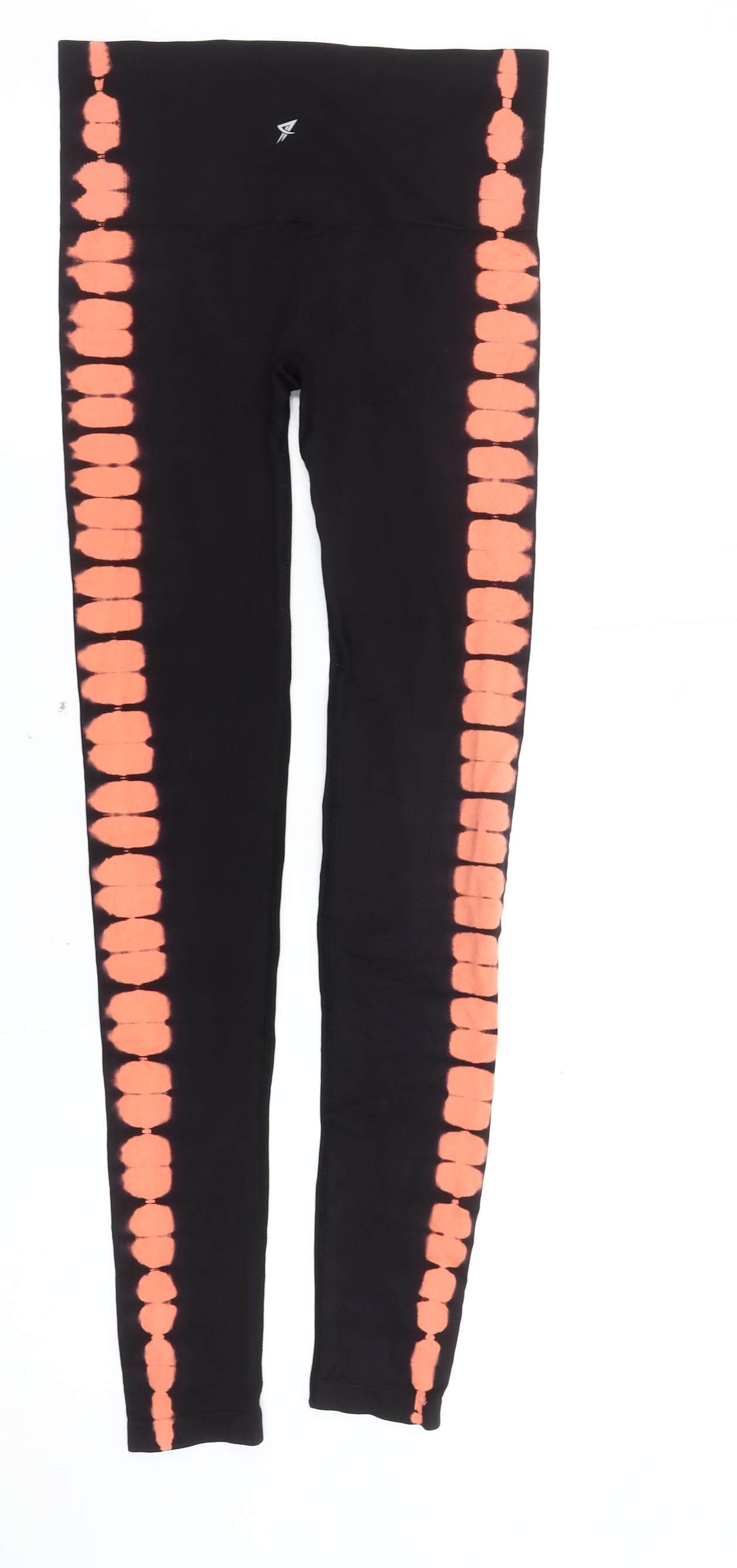 Work Out Women's Black Tie Dye Leggings XS