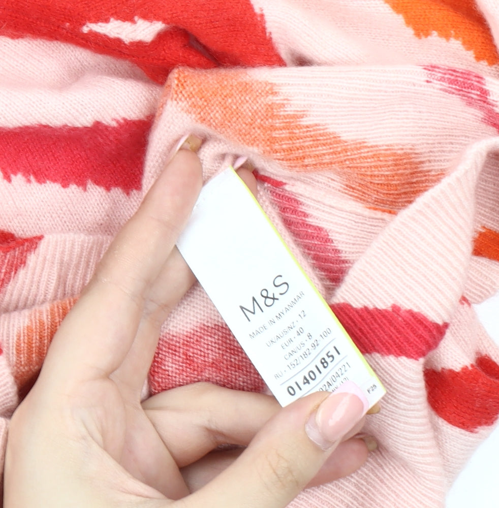 Marks and Spencer Women's Multicoloured Cashmere Jumper