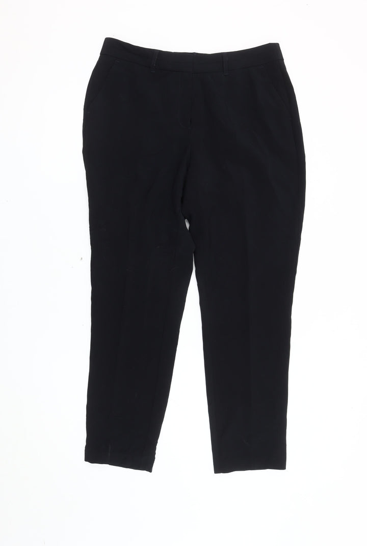 Jasper Conran Women's Black Cropped Trousers Size 12