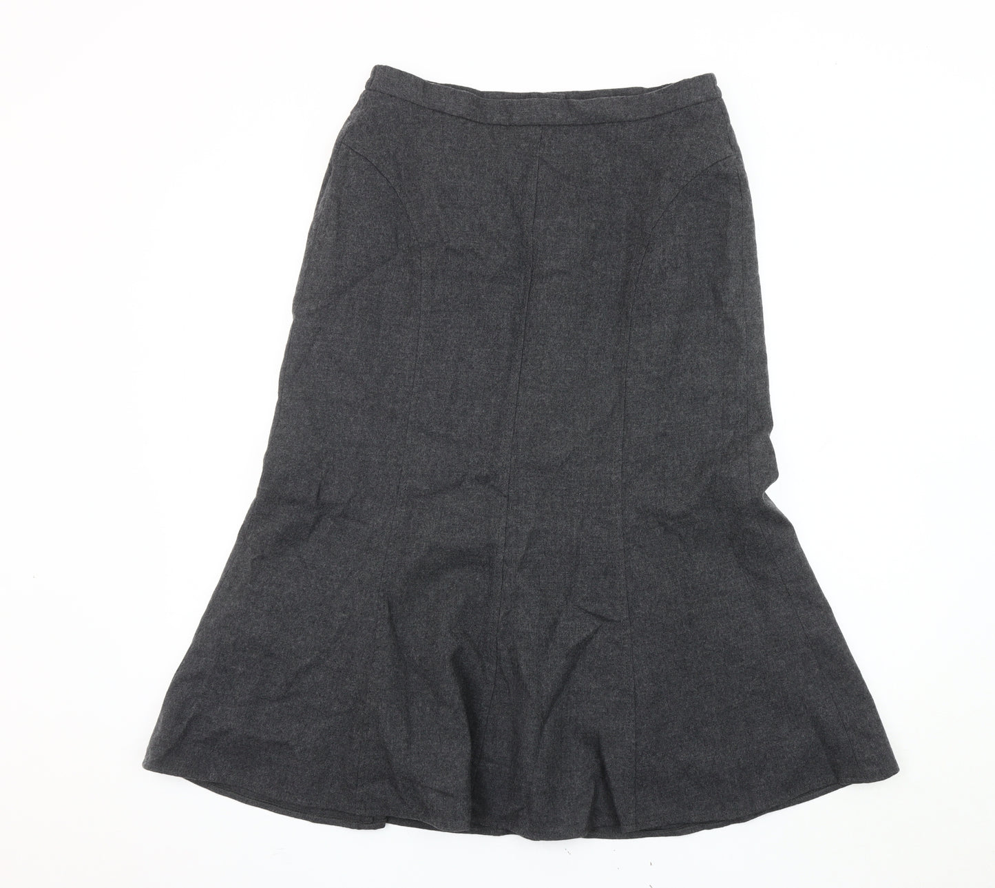 Eastex Women’s Grey Trumpet Midi Skirt Size 12