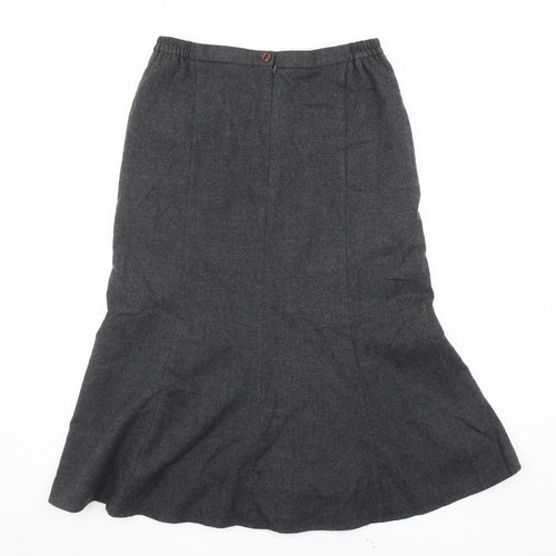 Eastex Women’s Grey Trumpet Midi Skirt Size 12