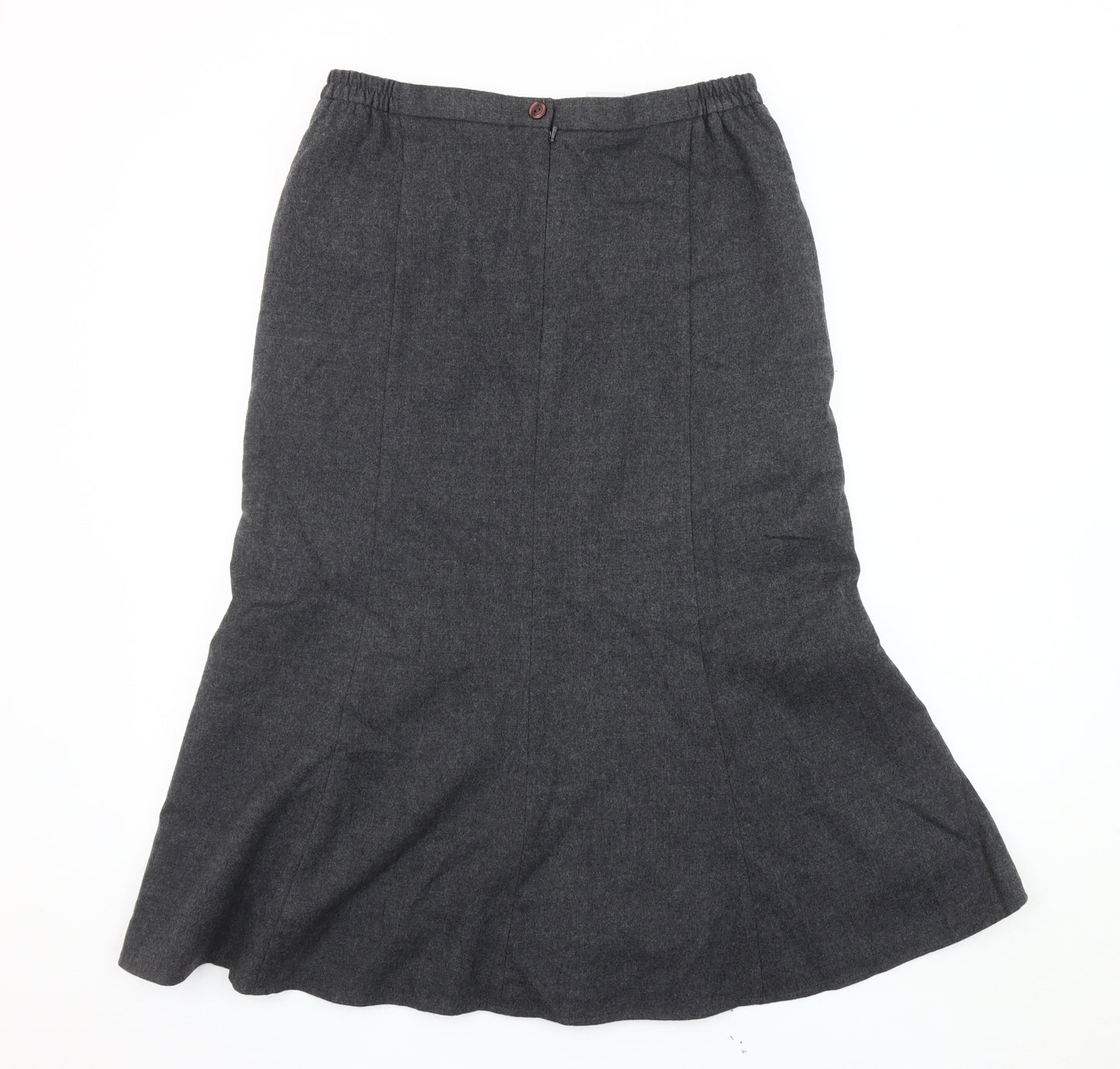 Eastex Women’s Grey Trumpet Midi Skirt Size 12