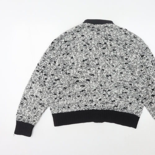 Littlewoods Women's Cardigan, Black, Size 16, Chunky Knit