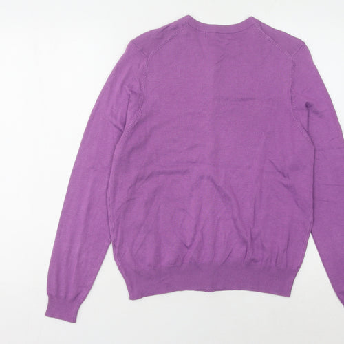 Marks and Spencer Women's Purple Cardigan Size 16