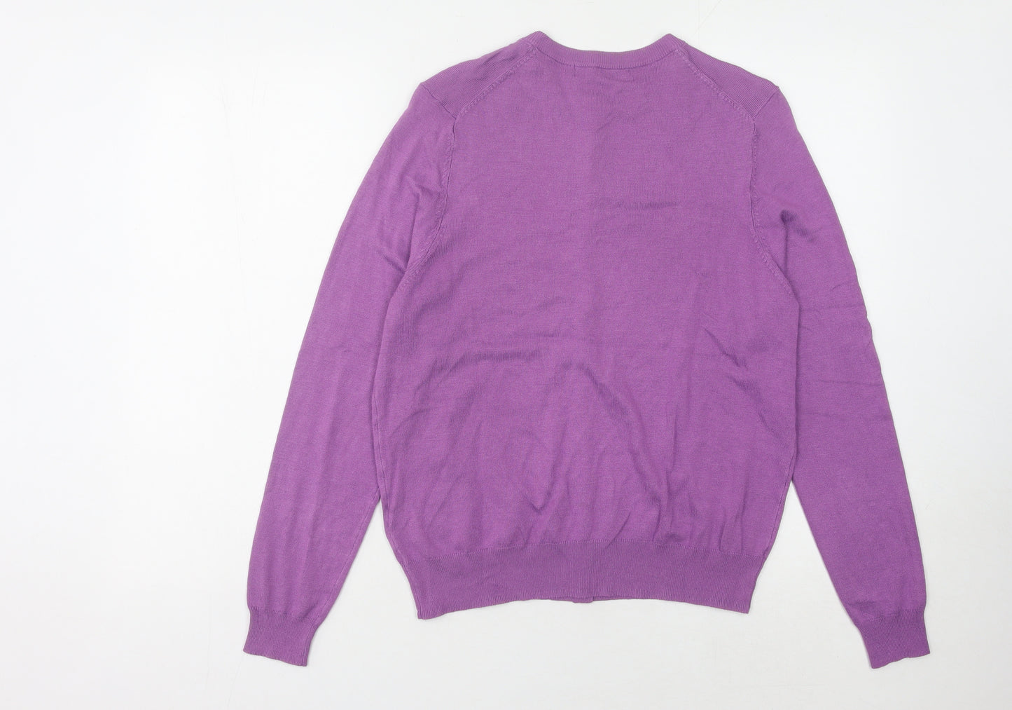 Marks and Spencer Women's Purple Cardigan Size 16