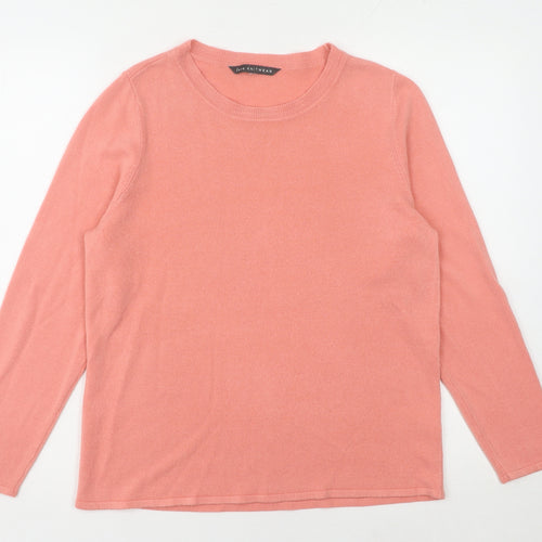 Bonmarché Women's Pink Pullover Jumper Size 14