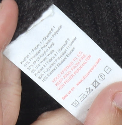 Fransa Women's Brown Open Front Cardigan, Size S, Casual Style