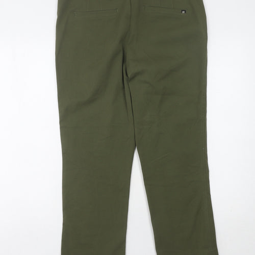 Banana Republic Women's Green Straight Trousers Size 10