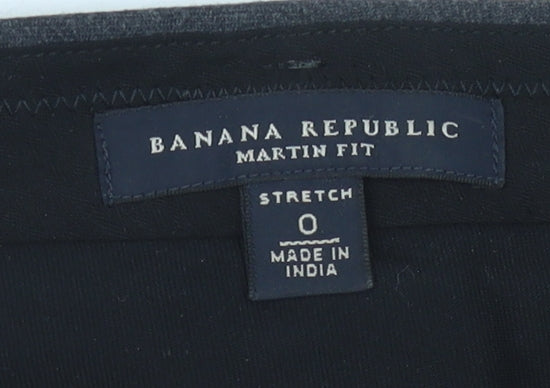 Banana Republic Women's Grey Wide-Leg Trousers