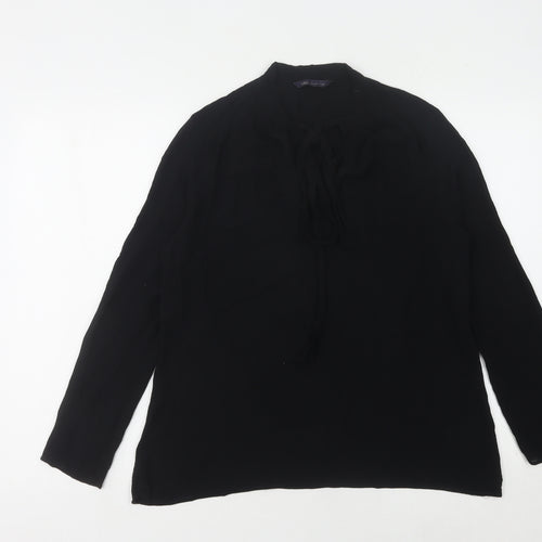 Marks and Spencer Women's Black Blouse Size 12