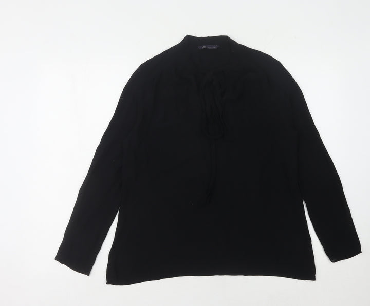 Marks and Spencer Women's Black Blouse Size 12