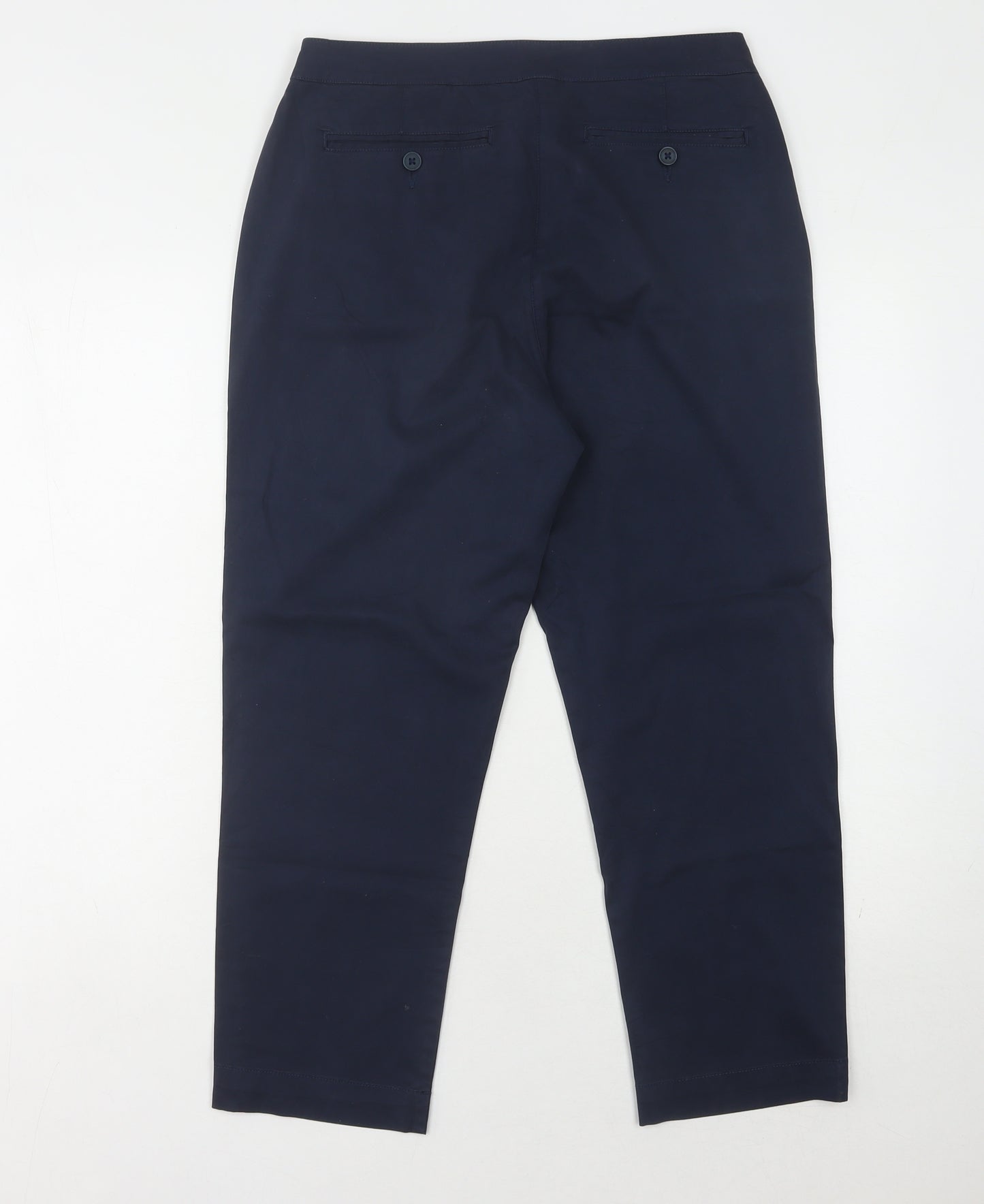 John Lewis Women's Blue Chino Trousers Size 10