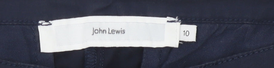 John Lewis Women's Blue Chino Trousers Size 10