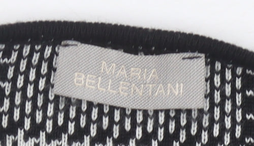 Maria Bellentani Women's Black Check Cardigan L