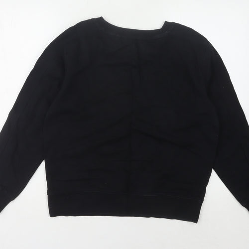 Next Women's Black Sweatshirt M Cotton