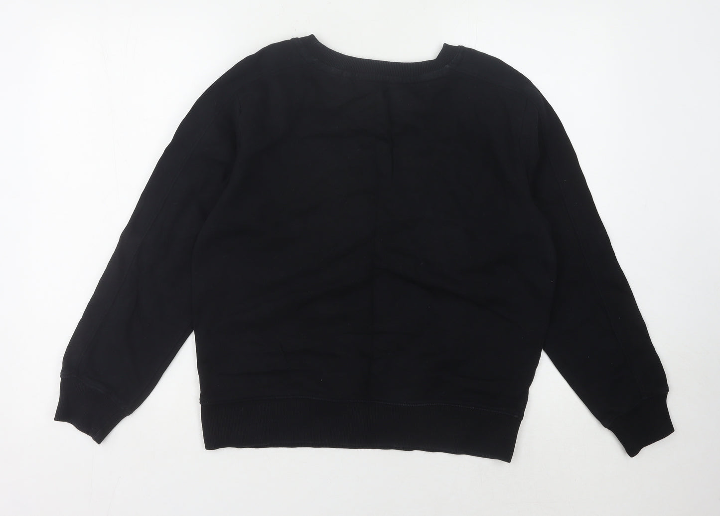 Next Women's Black Sweatshirt M Cotton