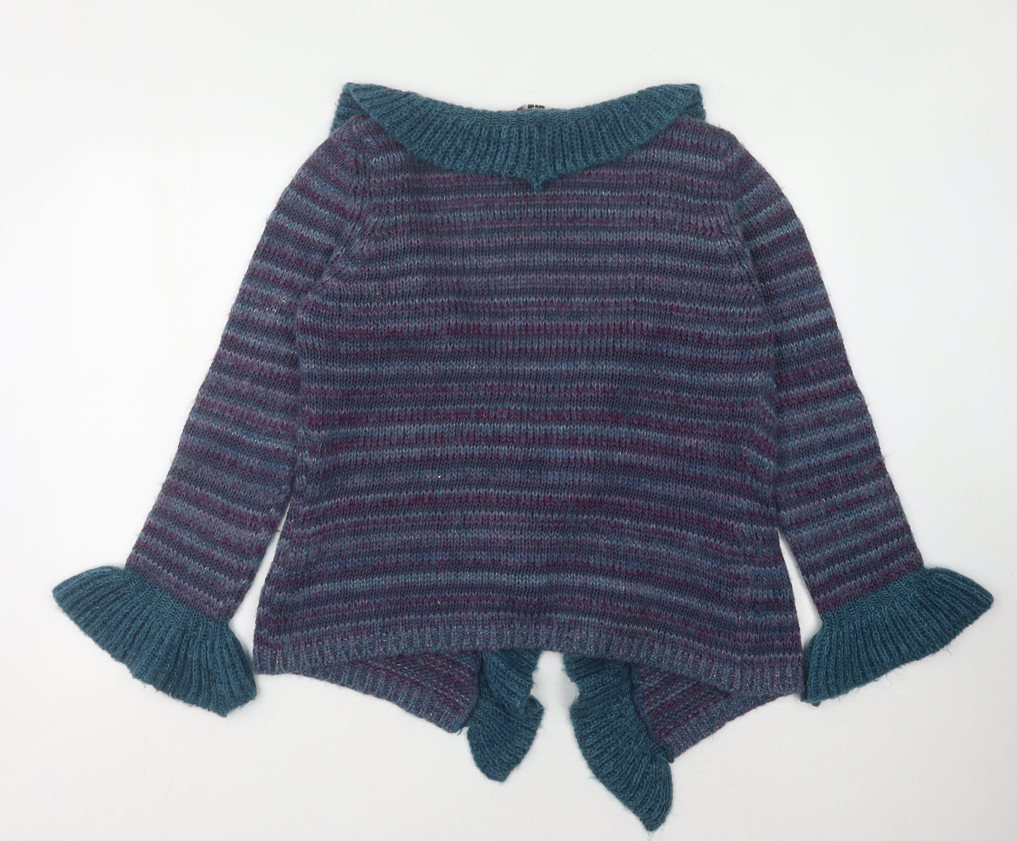 Per Una Women's Multicoloured Open Front Cardigan M