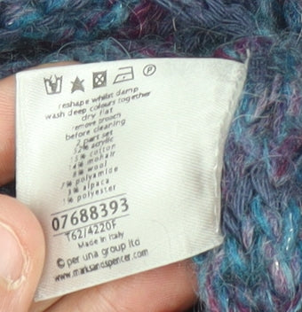 Per Una Women's Multicoloured Open Front Cardigan M