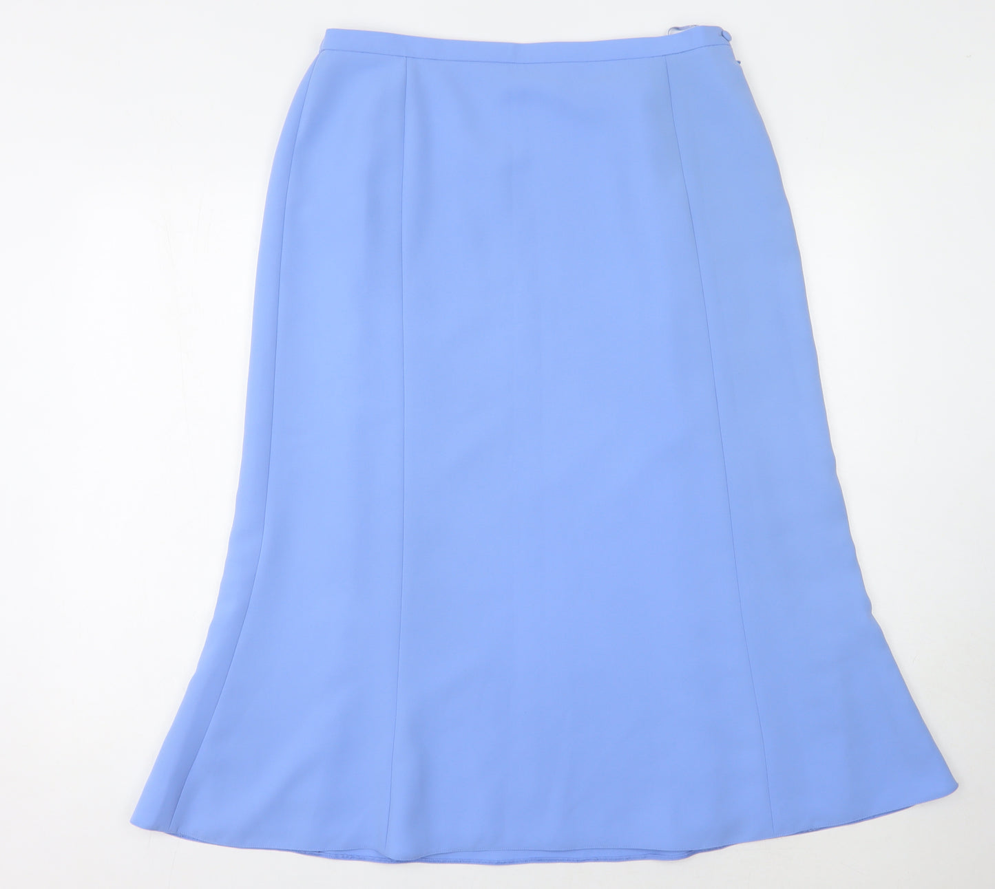 Jacques Vert Women's Blue Midi Pencil Skirt Size 16