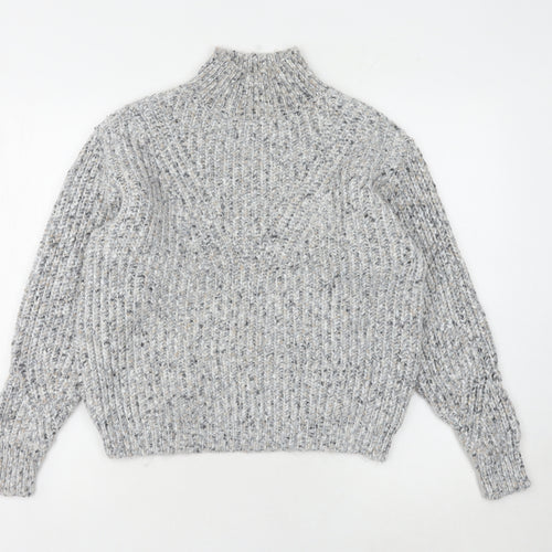 Marks and Spencer Women's Grey XS Chunky-Knit Jumper